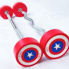 캡틴 바벨 헬스 이두 운동 방패 EZ바 스트레이트 바, 10kg EZ 바벨g