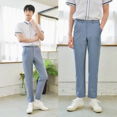 청색교복바지
