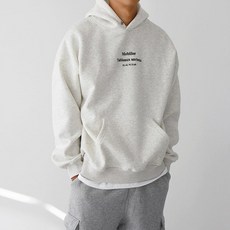 남성 캐주얼 일상복 M-L 오버사이즈 시보리 양기모영문박시후드티