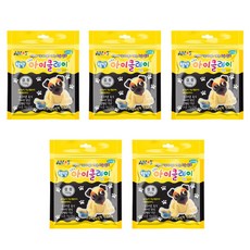 아모스 탱탱 아이클레이 파우치 5p, 검정, 5개