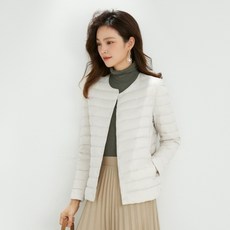여성경량패딩 ANYOU 여성숏패딩 여성 경량패딩 방한복