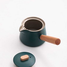 티팟 메이커 차포트 보온 우리기 거름망 차거름망, 그린, 1개