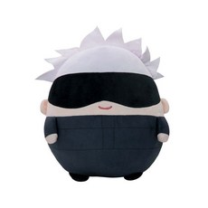 주술회전 봉제인형 사토루 메구미 후와코로링 키링인형 가방고리, A. 안대 고죠, 30cm, 1개