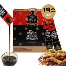 고려홍삼정 6년근 에브리데이 하루홍삼스틱, 1박스, 50회분