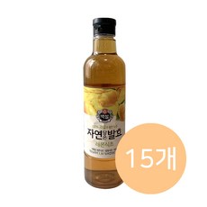 백설 건강발효 레몬식초, 800ml, 15개