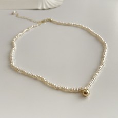 순금볼두줄목걸이