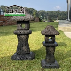 자연석 석등 정원석 돌탑 조경석 석탑 정원 테라스인테리어 마당꾸미기 괴석, 높이70cm
