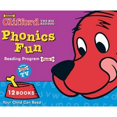 Clifford Phonics Fun Pack #2 : 12 Books Box Set (StoryPlus QR), Scholastic