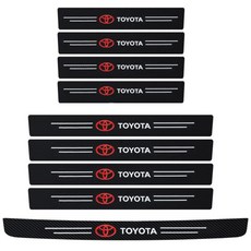 탄소 섬유 자동차 문짝 씰 보호 스티커 도요타 캠리 40 Rav4 Jzx90 Cresta용 미끄럼 방지 액세서리 개 8, 02 8-1pcs, 한개옵션1