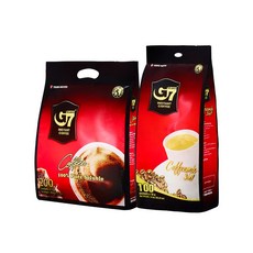 G7 블랙 커피 믹스 2g x 200p + G7 3in1 커피믹스 16g x 100p, 1세트, 100개입