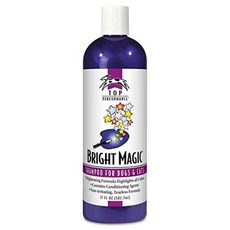 Top Performance Bright Magic 애완동물 샴푸 개 및 고양이 그루밍 털을 밝게 하는 체리 향 502.8ml(17온스) 5552067634