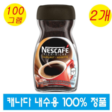 네스카페 리치 헤이즐넛 인스턴트 커피 100g 2팩 NESCAFE Rich Instant Coffee 100g (Hazelnut), 2개, 1개입