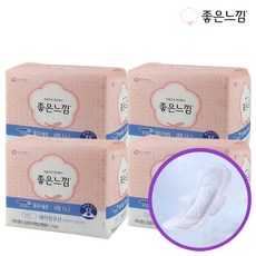 좋은느낌 에어핏쿠션 울트라슬림 대형 16개입(날개형) 날개형 생리대, 16개입, 4팩