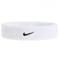 나이키 SWOOSH HEADBAND 스포츠 운동용 헤어밴드 헤드밴드, 1개, white 1개, white