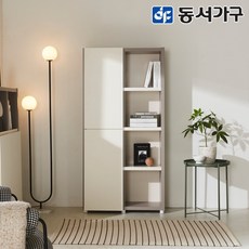 동서가구 네오 카렌드 모던 4단 810 1도어 높은 수납장 NEO1450, 그레이투톤 - 높은수납장