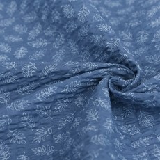 시어서커 여름 원단 1 yard 기준 아카시아, 나이트블루