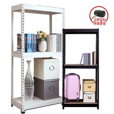 폴던스랙 [폴던스랙] 1100mm 500mm 높이 1900mm 3단 조립식 철제 앵글 선반, 1개