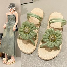 ANYOU여성여름샌들 발편한샌들 외출 거실 겸용 캐주얼화 슬리퍼 슬립온
