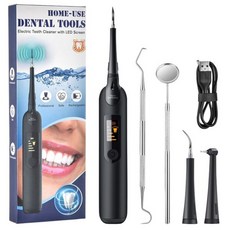 치석 플라그 제거기 미백 키트치과 스케일러미백 스톤 LED 구강 위생 관리 도구, 05 Dental Scaler B