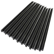 신우와이즈 육각형 젓가락 220mm 50개 다용도 젓가락, 1세트, 220mm(50개), 블랙