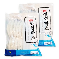 [무료배송]냉동생선까스 1kg (50g *20개) x 2팩