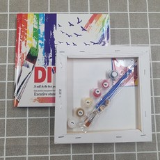 심신안정 유화그리기액자 DIY 도안액자 취미생활, 빼꼼동물_6얼룩말