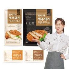 이지혜 튀겨나온 돈까스 8팩 등심5팩+치즈3팩+소스8봉, 없음, 상세설명 참조