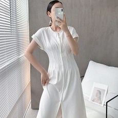 프랑스 스웨드블랑 씨엘드레스 셀프웨딩 만삭 돌잔치엄마원피스