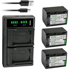 Kastar 2팩 배터리 및 LTD2 USB 충전기 교체 Sony DEV-5 DEV-50 DEV-50V FDR-AX100E FDR-AX700 FDR-AX33 FDR-