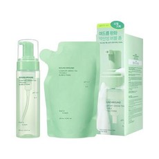 라운드어라운드 그린티 트러블 버블폼 200ml+200ml 리필 기획, 400ml, 1개