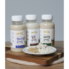 누룩곳간 천연발효 쌀꽃요거트 [쌀누룩요거트 아침간편식] [200ml ], 쌀꽃요거트 혼합구성 18개, 18개, 200ml