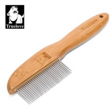 애완 동물 빗 대나무 길이 조절 머리 고양이 강아지 손질 관리, 1개, 1.OriginalBamboo