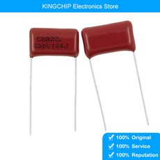 커패시터 커패시턴스 5% 0.1UF 100nF 104J/630V 630V104J CBB22 10mm 15mm 10 개, 10개