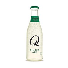 Q Mixers 프리미엄 진저 에일: 진짜 성분 및 덜 달콤함 190ml(6.7oz) (24병), 190ml, 24개