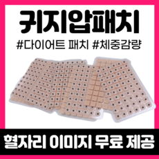 귀지압패치 붙이는 다이어트 패치 귀지압점 혈자리 지압패치 이혈기석 손지압패치 지압스틱 안마 붓기제거 금연패치, 귀지압패치 1set (600개)