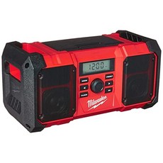 [미국] 570805 Milwaukee 2890-20 18V Dual Chemistry M18 Jobsite Radio with Shock Absorbing End Caps US