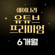 유튜브 프리미엄 유튜브 뮤직 이용권 6개월 12개월 6개월 1개