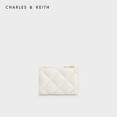 찰스앤키스 CHARLES&KEITH CK6-10770580-1 소프트 깅엄체크 미니 반지갑