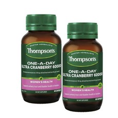톰슨스 크랜베리 60000 울트라 THOMPSONS ULTRA CRANBERRY, 2개, 60정