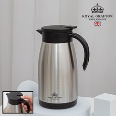 로얄그래프톤 보온보냉포트 1L-실버, 단품, 1개