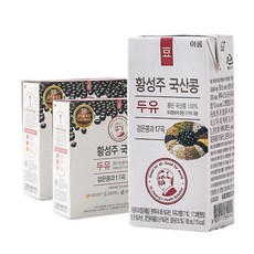 황성주 검은콩과 17곡 190ml 32입 이롬 국산콩 두유 팩, 32개