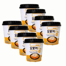 요뽀기 치즈 떡볶이 용기, 120g, 8개