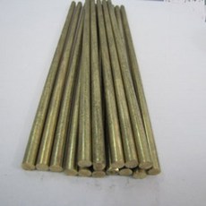 황동봉6mmx190mm/황동봉/ 두께6mm/ 길이19cm, 1개