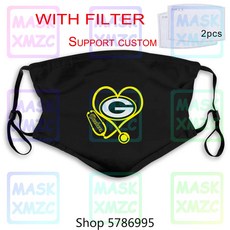 그린 Streetwear 하라주쿠 100% 코튼 베이 men"s Tmask Packers 청진기 Tmasks|마스크|