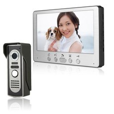 Villa apartamento campainha da porta 7 Polegada vídeo porta telefone campainha intercom sistema de c, 중국, C 키트