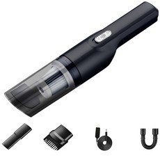 Decdeal 10000PA 강한 흡입력 자동차 진공청소기 무선 휴대용 청소기 USB충전
