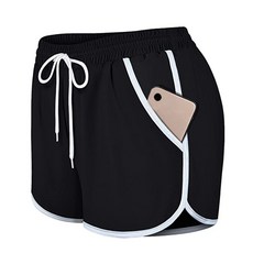 주주 상회 여자운동복반바지 여자트레이닝숏팬츠 캐주얼반바지 주머니 스포츠스태킹 걸음걸이 요가 테니스 있다 허리끈