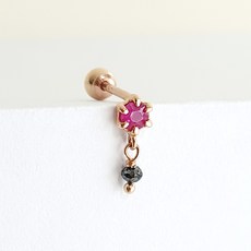 루비다이아귀걸이