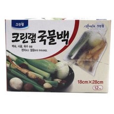 크린랩 국물백 18 x 28 12개 다시팩 망 국물 멸치망 국물우리기 육수 거름망