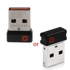 마우스 키보드용 Unifying USB 어댑터 무선 USB 동글 수신기, 2) White